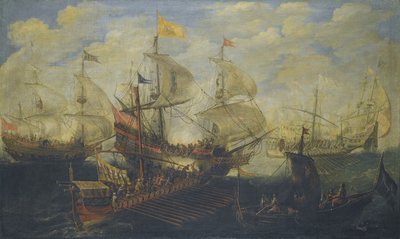 A lepantói csata 1571. október 7-én alkotó: Andries van Eertvelt