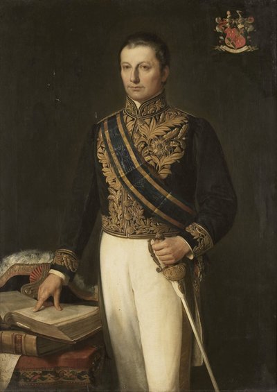 Cornelis Theodorus Elout (1767-1841). főbiztos (1816-19) alkotó: Andries van den Berg