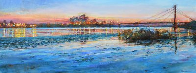 Riverside városi fényjáték alkotó: Andrii Kutsachenko