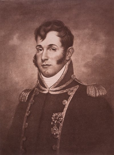 Oliver Hazard Perry (litho) alkotó: Thomas Kelly