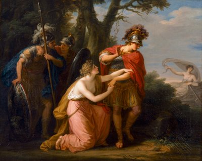 Rinaldo és Armida (olaj, vászon) alkotó: Angelica Kauffman