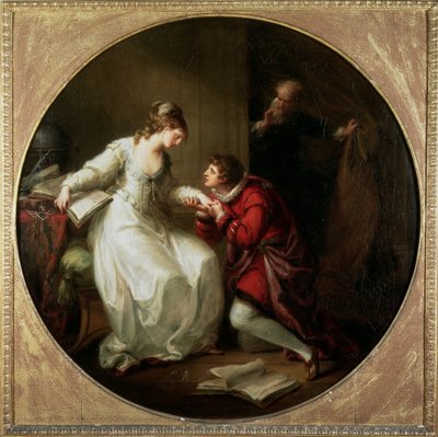 Abelard Heloise kezét kéri alkotó: Angelica Kauffmann