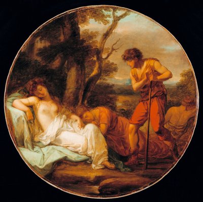 "Cimon et Iphigenie" (Cymon és Iphigenia) Peinture d