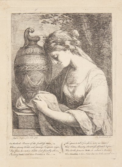 A nő az urnánál alkotó: Angelica Kauffmann