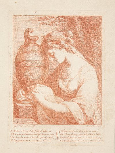 A nő az urnánál alkotó: Angelica Kauffmann