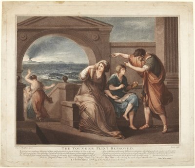 Az ifjabb Plinius megrovása alkotó: Angelica Kauffmann