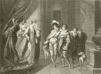 Edgar és Elfrida interjúja alkotó: Angelica Kauffmann