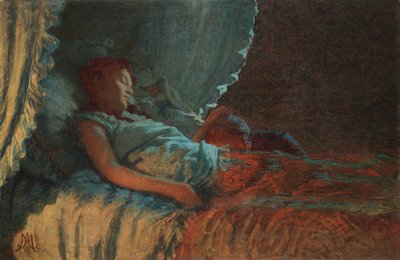 Alba Serena Szülés, 1889-1890. alkotó: Angelo Morbelli