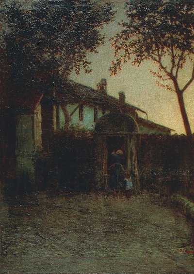 Hajnal, Angelo Morbelli alkotó: Angelo Morbelli