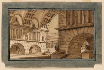 Színpadtervezés, Templomépületek Csoportja alkotó: Angelo Toselli
