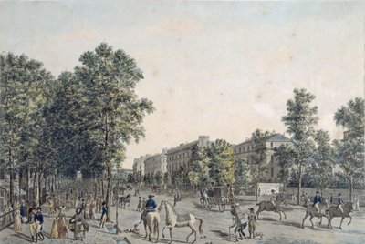A Grands Boulevards 1804-ben alkotó: Angelo after Garbizza