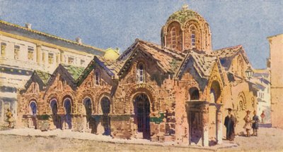 Panagia Kapnikari templom, Athén (fekete litó) alkotó: Angelos Giallinos