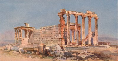 Erechtheion, Athén (színes litó) alkotó: Angelos Giallinos