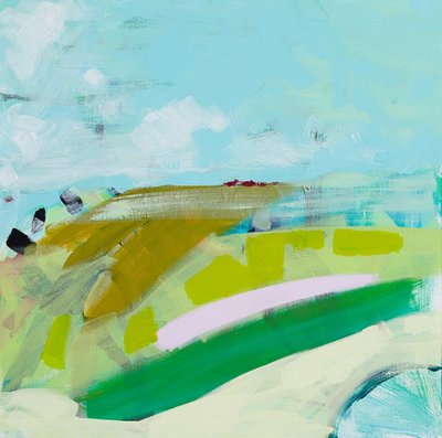 Ködben, 2015 (akril, vászon) alkotó: Angie Kenber