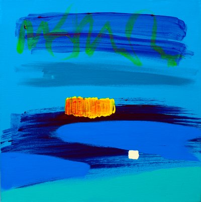 Narancs és éjkék, 2017 alkotó: Angie Kenber
