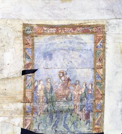 Krisztus Vihart csillapító Csodája és megérkezése a „Gergesenék” országába, alkotó: Anglo Saxon