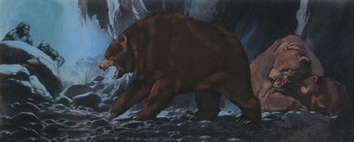 Medvék és az ősember alkotó: Angus McBride