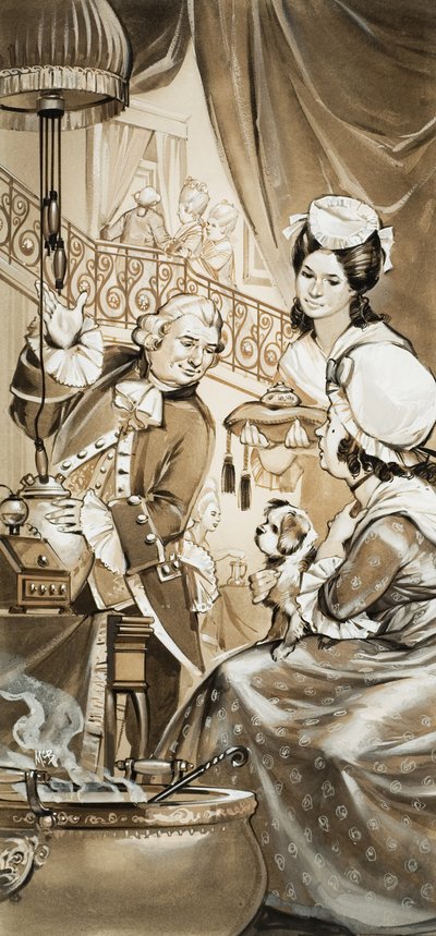 Cagliostro gróf (gouache, papír) alkotó: Angus McBride