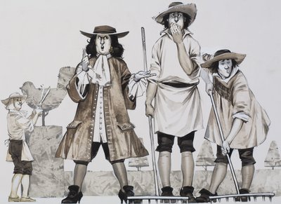 Fegyelem (gouache, papír) alkotó: Angus McBride
