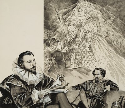 Tündérkirálynő (gouache, papír) alkotó: Angus McBride
