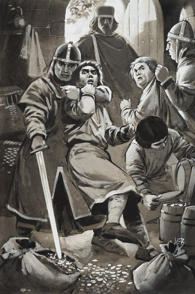 Kovácsok (gouache, papír) alkotó: Angus McBride