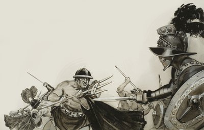 Gladiátor harcok alkotó: Angus McBride