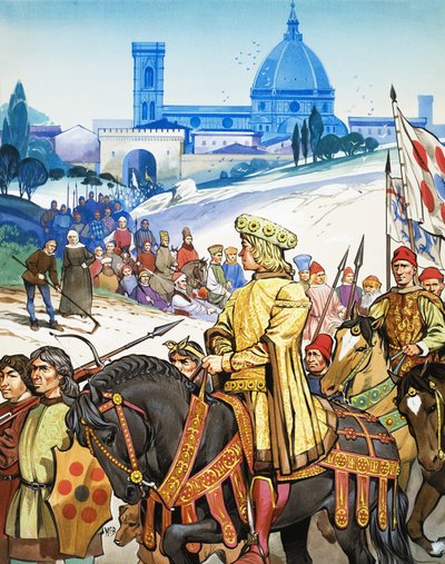 A történelem nagy eseményei: Firenze és a Mediciek. alkotó: Angus McBride