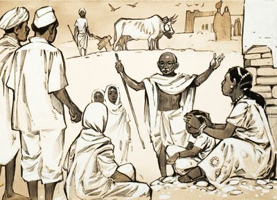 Mahatma Gandhi alkotó: Angus McBride