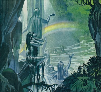 Nimfák (színes litográfia) alkotó: Angus McBride