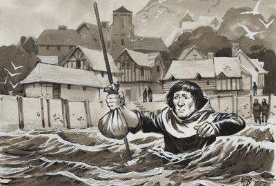 Peter de Sibley (gouache, papír) alkotó: Angus McBride