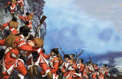 Megmászni a sziklákat, hogy bevegyük Quebecet alkotó: Angus McBride