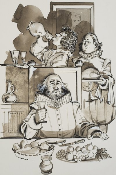 Szolgák (gouache, papír) alkotó: Angus McBride