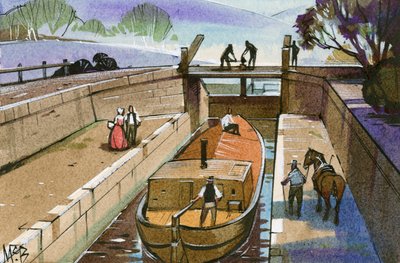 Shropshire Union csatorna alkotó: Angus McBride