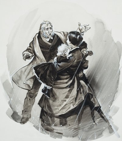 "Hol vannak a többiek" (gouache, papír) alkotó: Angus McBride