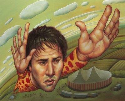 Keanu Reeves, 2000 (akril, illusztrációs karton) alkotó: Anita Kunz