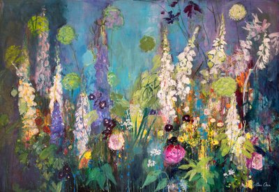 Darkening Garden, Chelsea, 2019 (akril) alkotó: Ann Oram