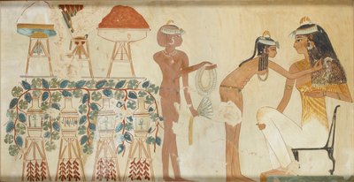 Falfestmény másolata Djeserkeresonb 38. magánsírjából, Théba I, 1, 69-70, XX. alkotó: Anna