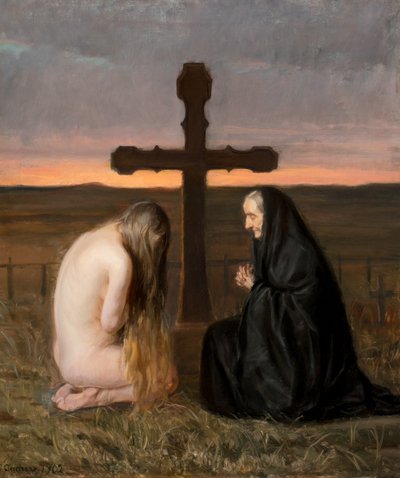 Dán: Sorg Grief alkotó: Anna Ancher