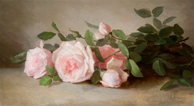 Rózsák csendélete 1880 (Olaj, vászon) alkotó: Anna Eliza Hardy