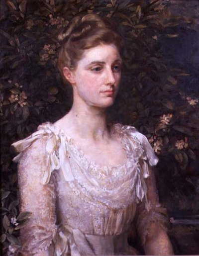 Cecilia Farrer portréja (olaj, vászon) alkotó: Anna Lea Merritt