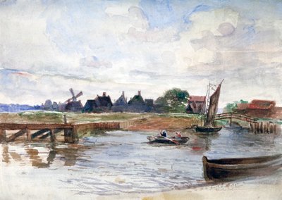 „River Scene”, 1864-1930. alkotó: Anna Lea Merritt