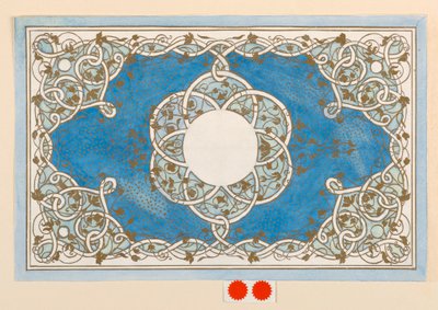Rajz, dobozborító terv, 1894-ről alkotó: Anna M. de Pool