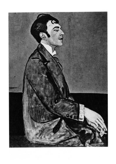 Osip Mandelstam költő portréja 1891-1938 alkotó: Anna Mikhaylovna Zelmanova Tchudovskaya