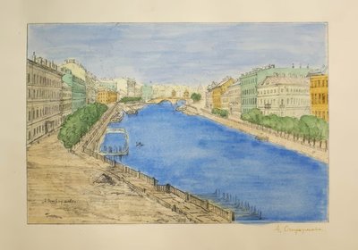 Fontanka alkotó: Anna Petrowna Ostroumowa-Lebedewa