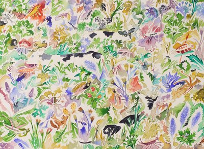 2 Hattyúdal, 2023 (akvarell) alkotó: Anna Pugh