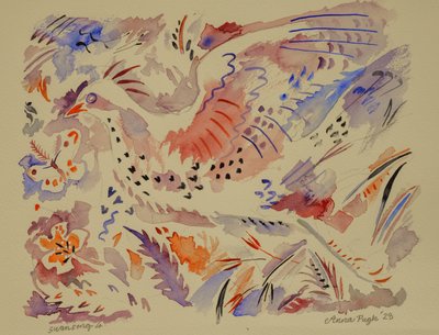 4 Hattyúdal, 2023 (akvarell) alkotó: Anna Pugh
