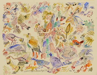 6 Hattyúdal, 2023 (akvarell) alkotó: Anna Pugh