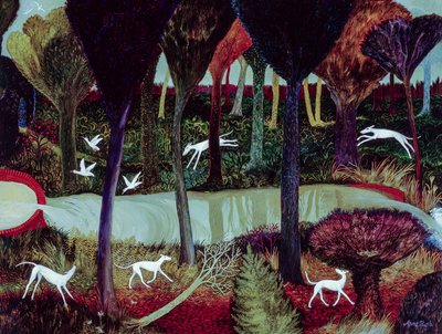 Géza a fában, 2005 (akril) alkotó: Anna Pugh
