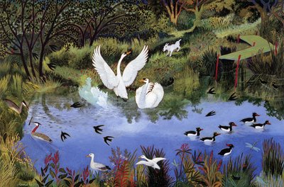 Malom tó, 2006 (akril) alkotó: Anna Pugh