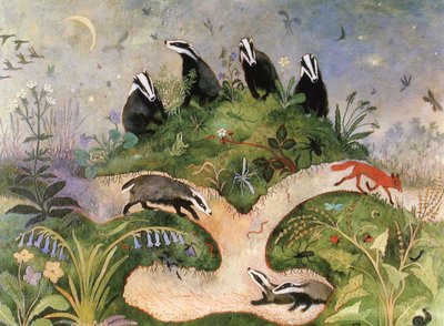 Éjszakai égbolt, 2001 (akril) alkotó: Anna Pugh